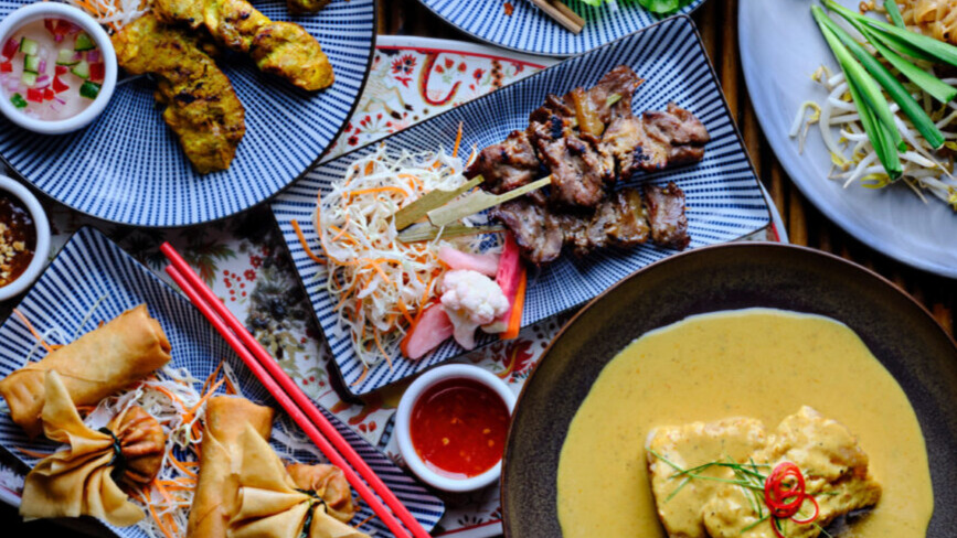 Delicious Thai fusion dishes from Chef Nam Catering